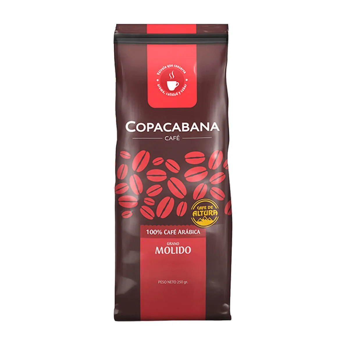 COPACABANA - Café Grano Molido Copacabana 100% Arábico 250 g