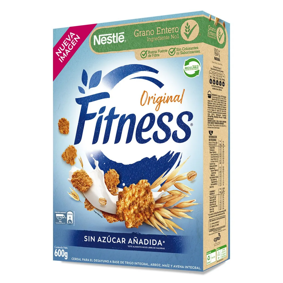 NESTLE - Cereal Fitness sin Azúcar Añadida 600 g