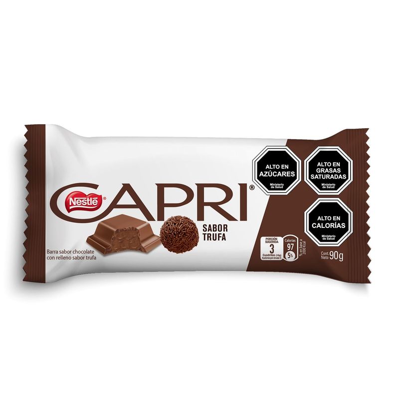 CAPRI - Chocolate Relleno Sabor Trufra Capri 1 Un