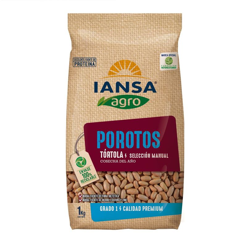 IANSA AGRO - Porotos Tórtola Iansa Agro 1 Kg