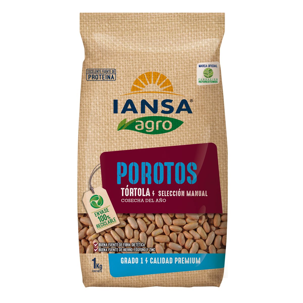 IANSA AGRO - Porotos Tórtola Iansa Agro 1 Kg
