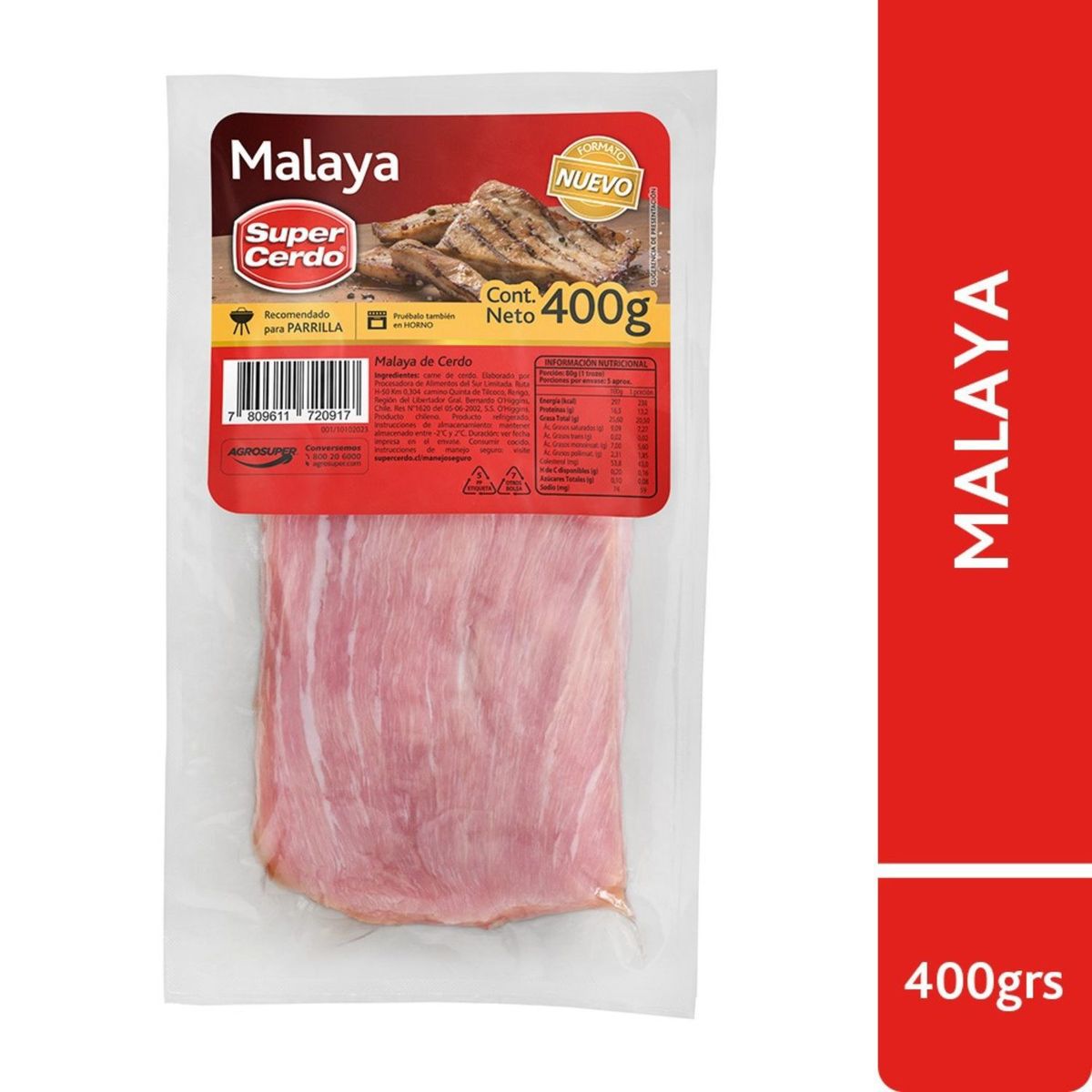 SUPER CERDO - Malaya de Cerdo Super Cerdo 400 g