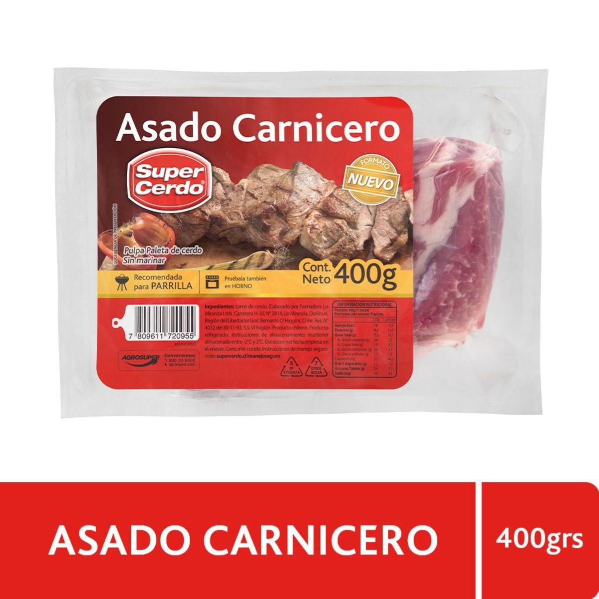 SUPER CERDO - Asado Carnicero Super Cerdo 400 g