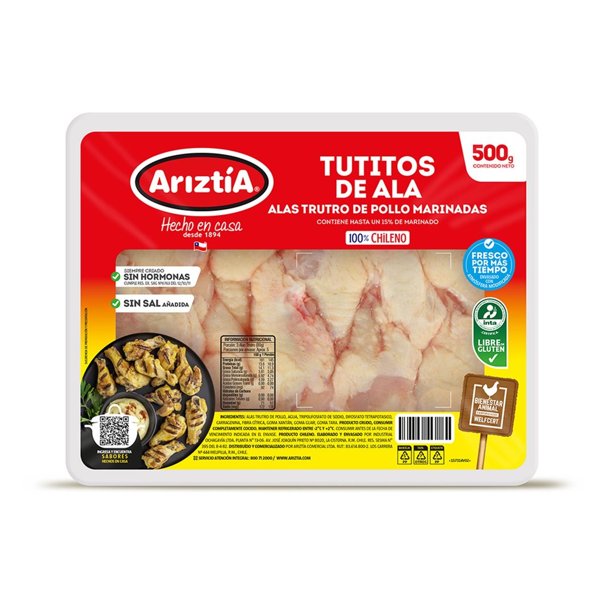 ARIZTIA - Trutro Ala Ariztia 500 g