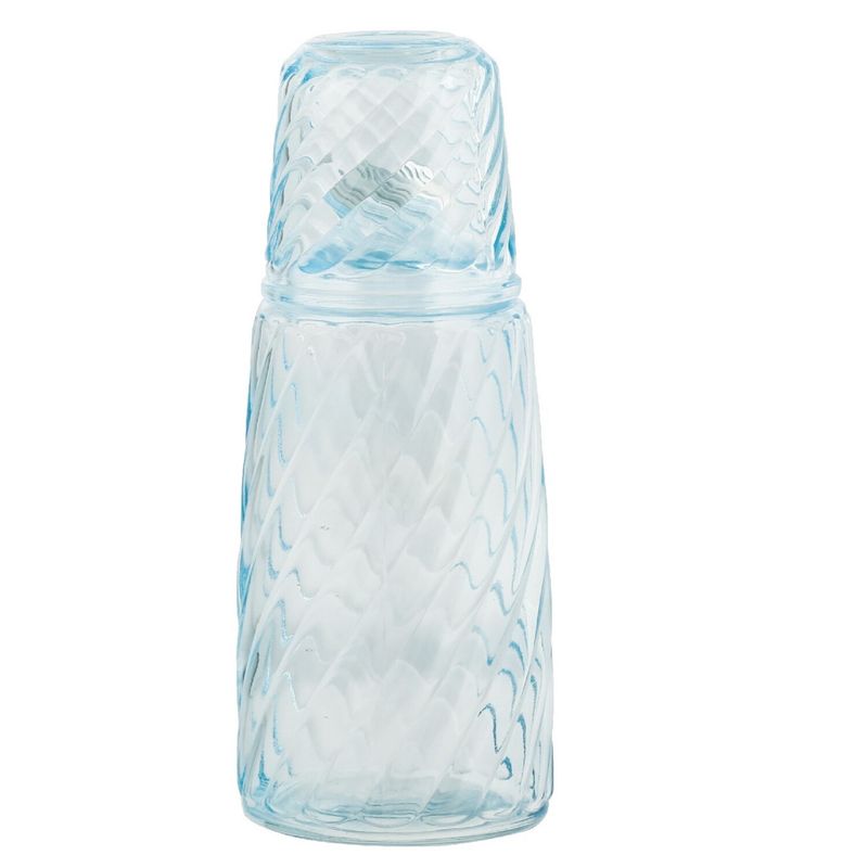 CASA JOVEN - Set Botella  1.1 L y Vaso 250 ml Celeste