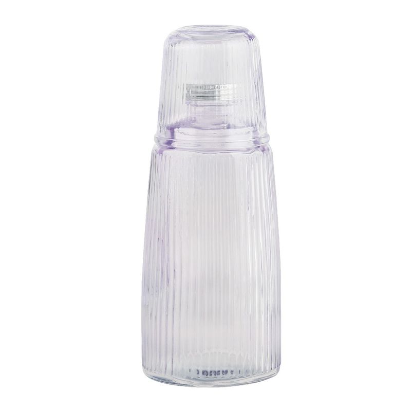 CASA JOVEN - Set Botella  1.1 L y Vaso 250 ml Lila
