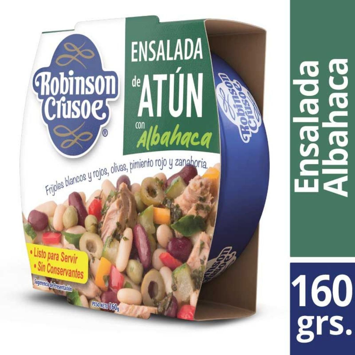ROBINSON CRUSOE - Ensalada Atún con Albahaca Robinson Crusoe 160 g