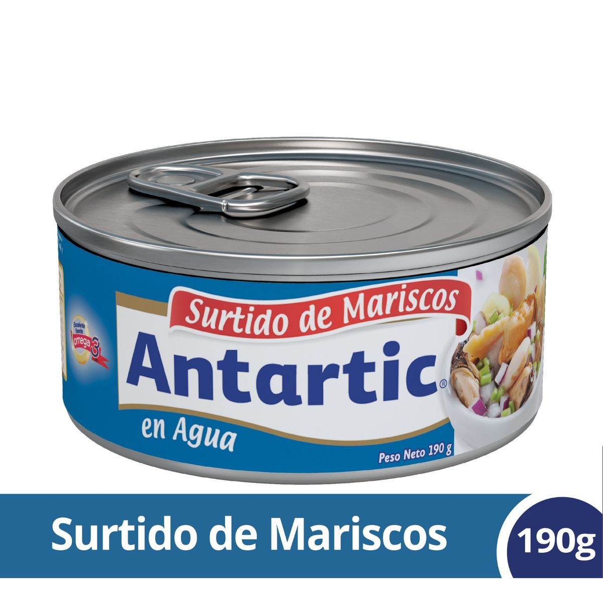 ANTARTIC - Surtido de Mariscos en Agua Antartic 190 g