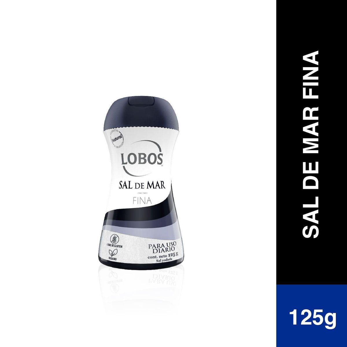 LOBOS - Sal de Mar Fina Lobos 125 g