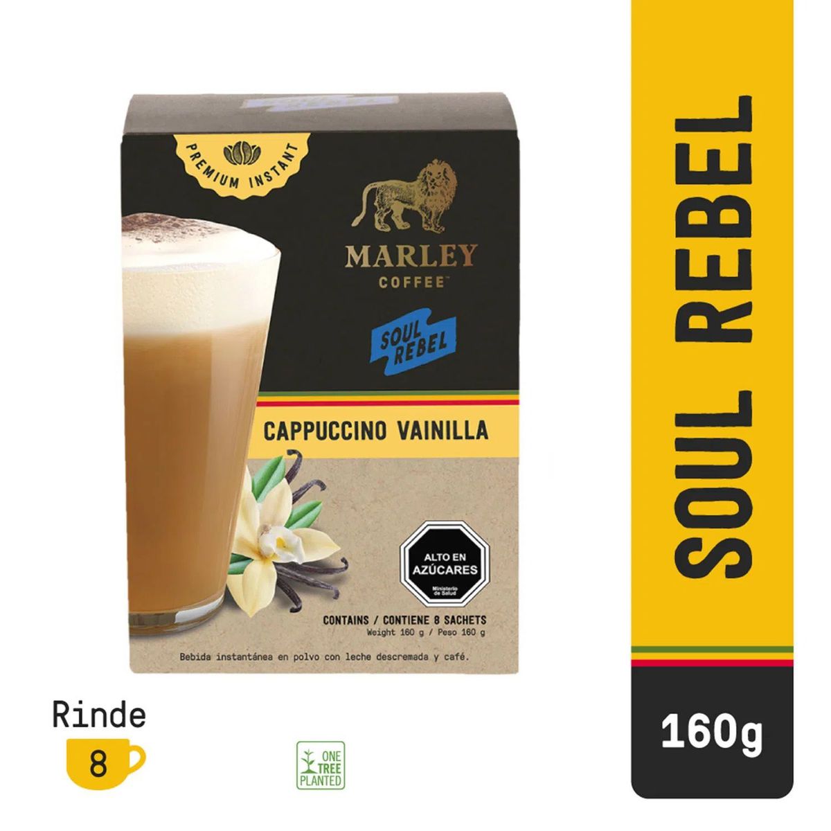 MARLEY COFFEE - Café Marley Soul Rebel Capuccino Vainilla