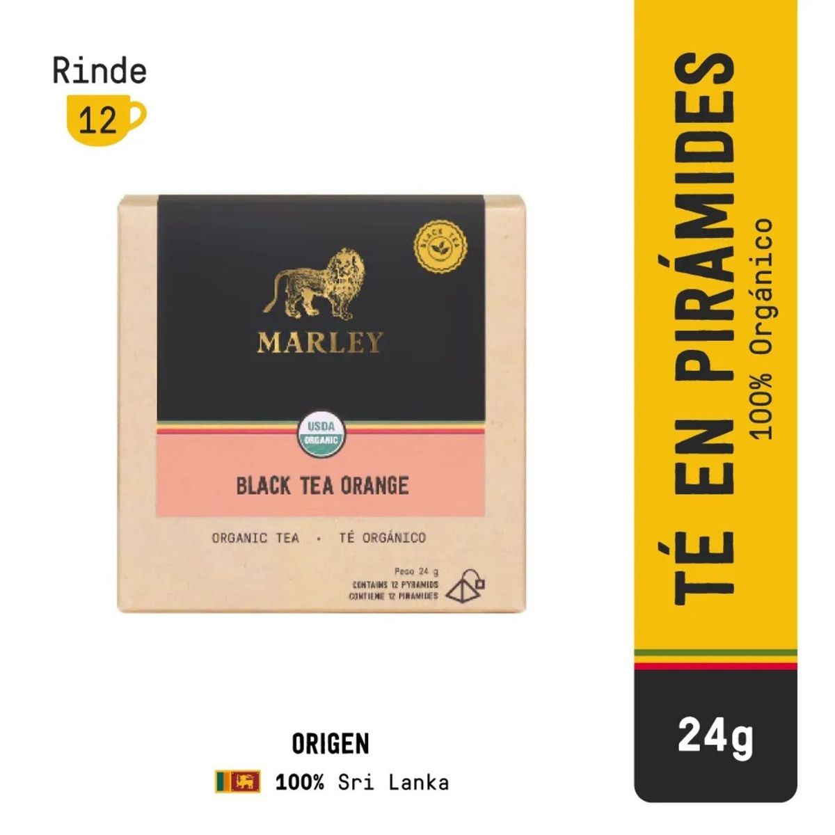 MARLEY COFFEE - Té Negro Marley Orange