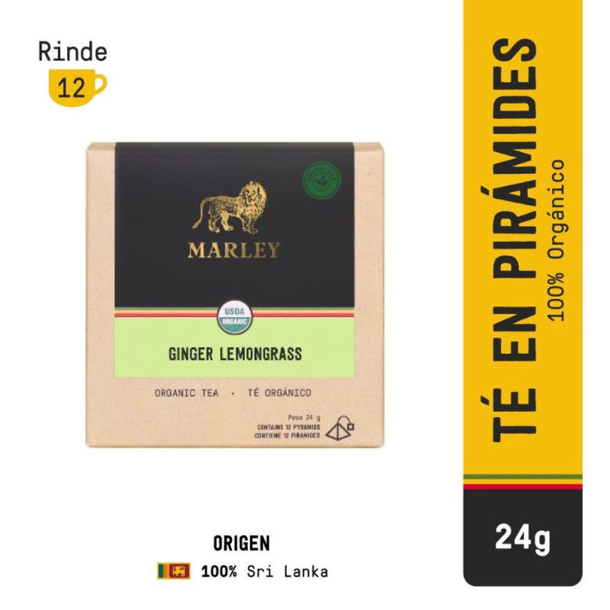 MARLEY COFFEE - Té Marley Ginger Lemongrass