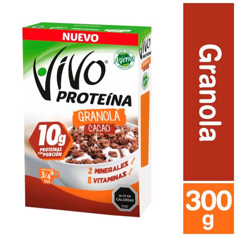 VIVO - CEREAL GRANOLA PROTEINA VIVO 300 GR