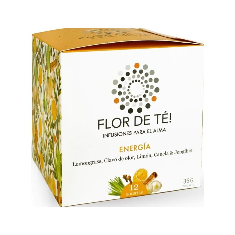 FLOR DE TE - Infusión de Lemongrass Clavo de Olor Limón Canela Jengibre Flor De Té 36 g