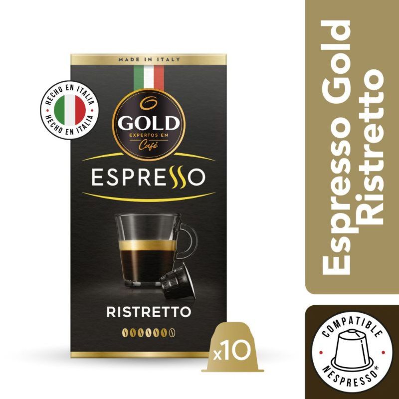 GOLD - CAFE RISTRETTO CAPSULAS GOLD 12 UND