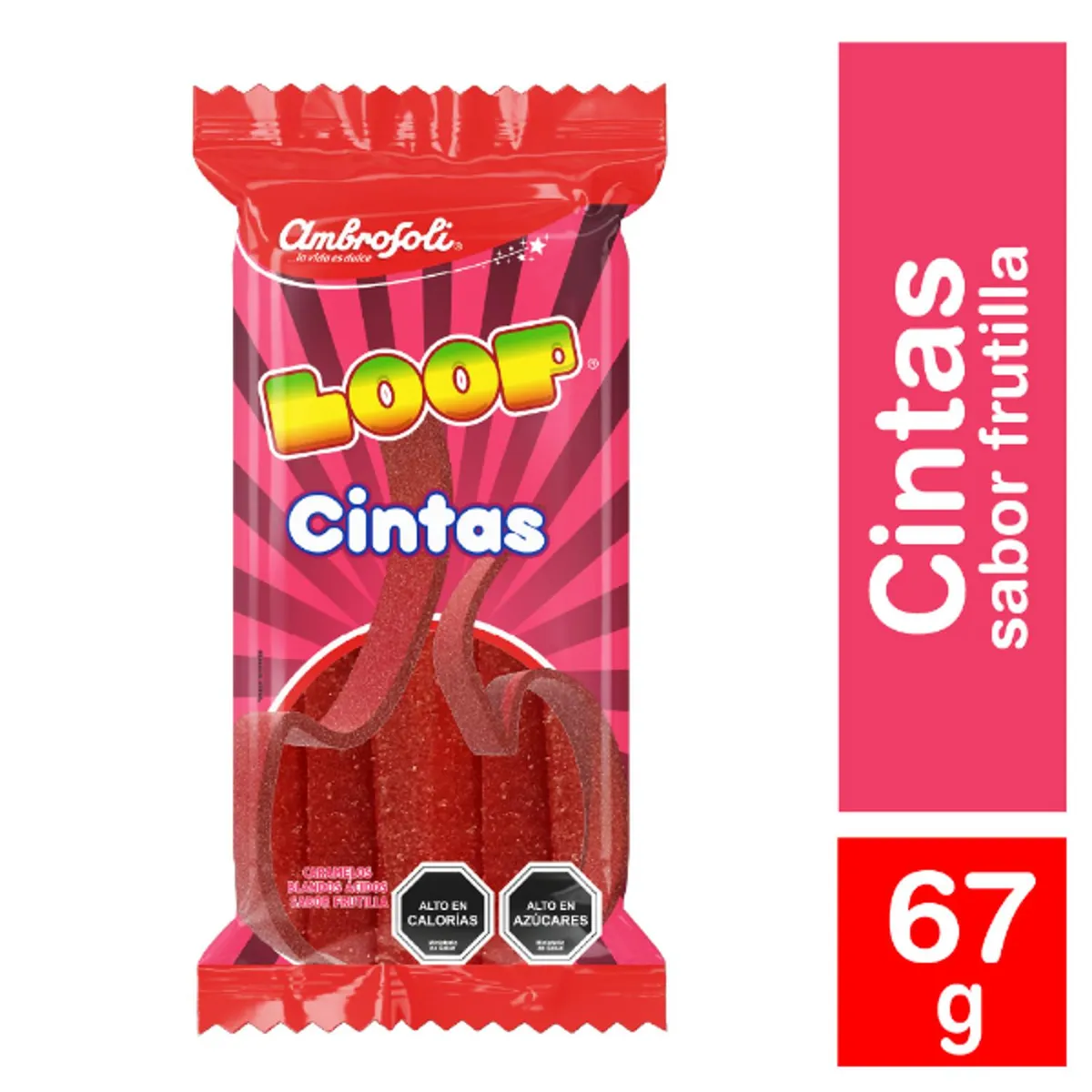AMBROSOLI - Gomitas Loop Frutales 67 g