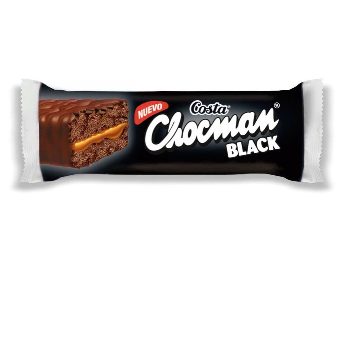 COSTA - Bizcocho Chocman Black Chocolate Relleno 33 g