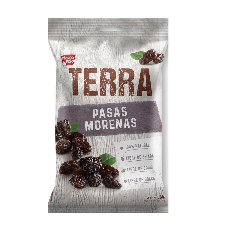 TERRA - Pasas Morena Terra 80 g