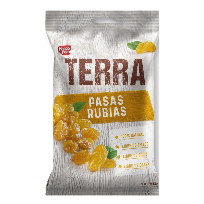 TERRA - Pasas Rubias Terra 80 g