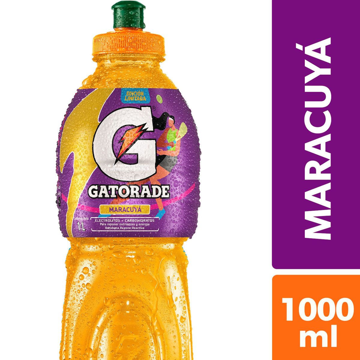GATORADE - Bebida Isotónica Gatorade Sabor Maracuya 1 L