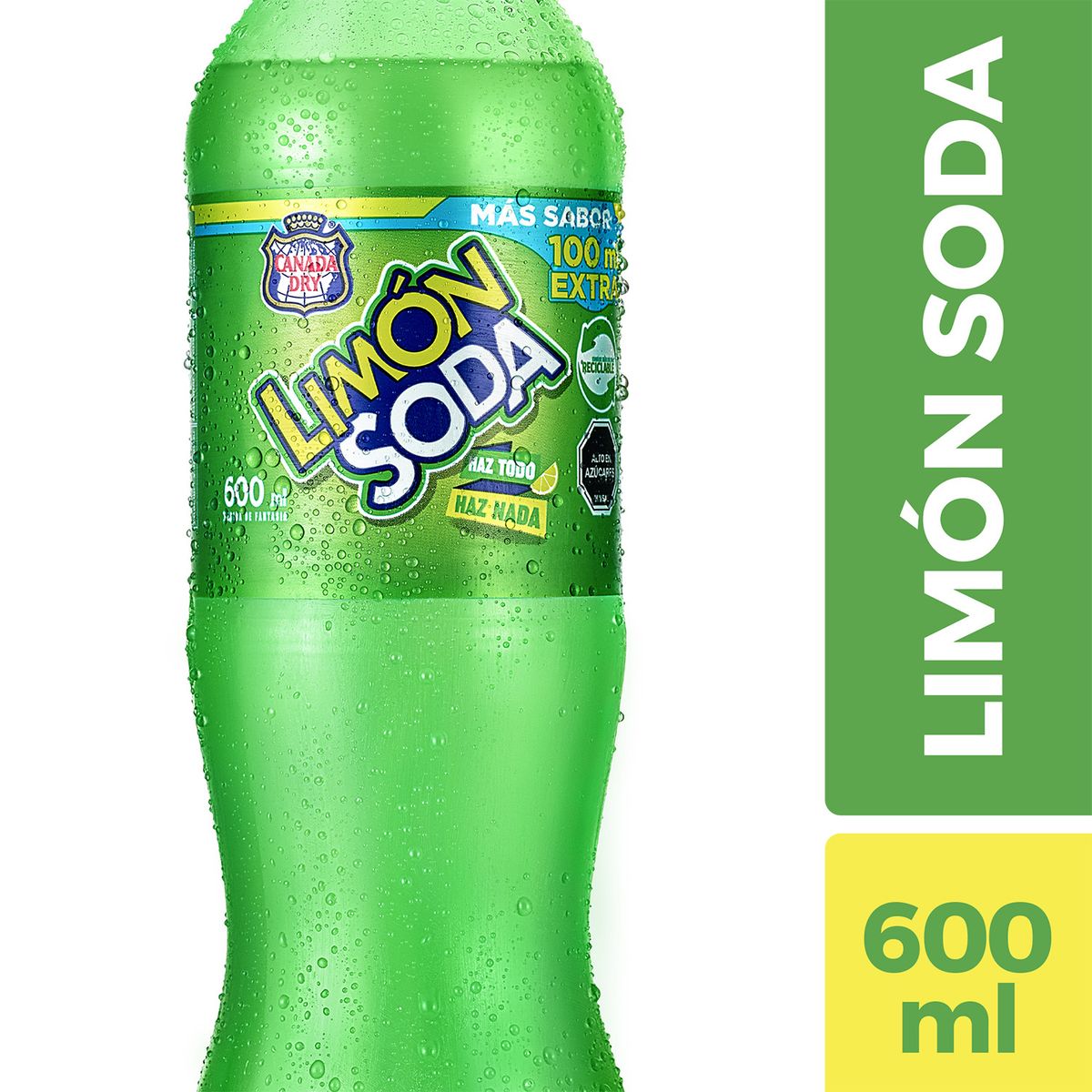 LIMON SODA - Bebida Limón Soda Limon Soda 600 ml