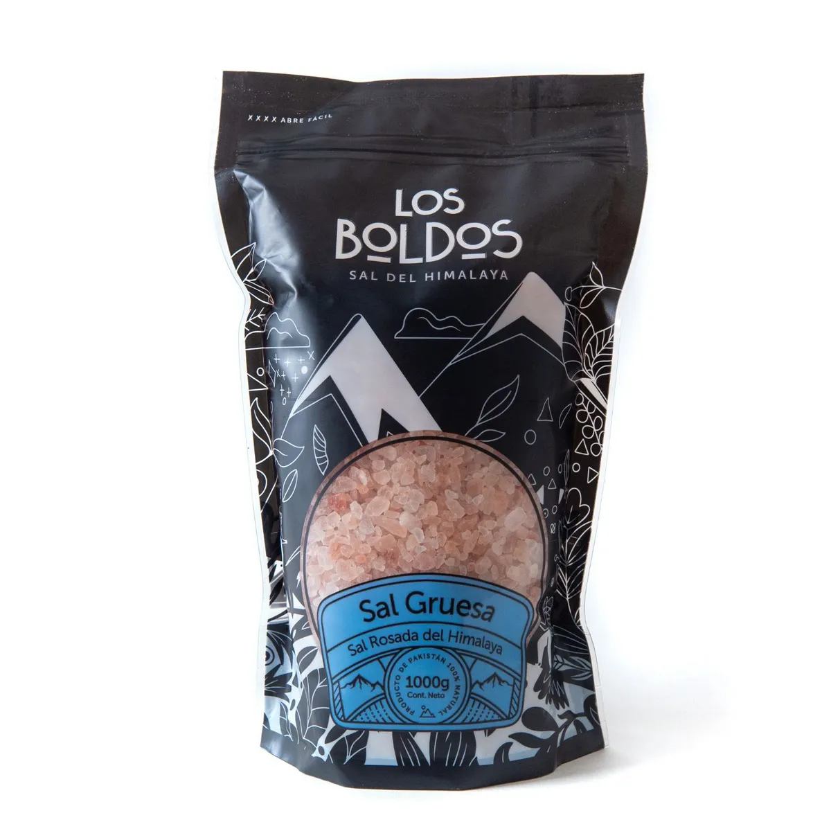 LOS BOLDOS - Sal Rosada del Himalaya Gruesa Los Boldos 1 Kg