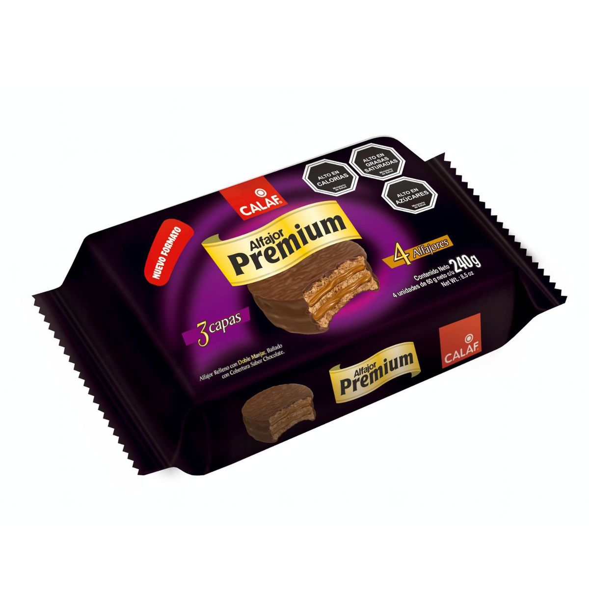 CALAF - Alfajor Premium Calaf 4 x 60 g