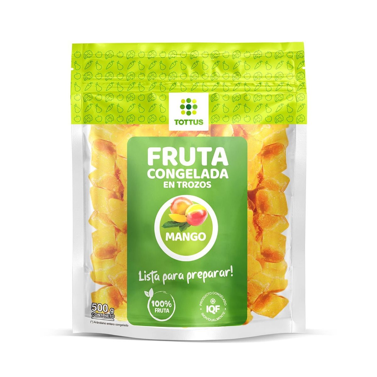 TOTTUS - Mango en Trozos Congelado Tottus 500 g