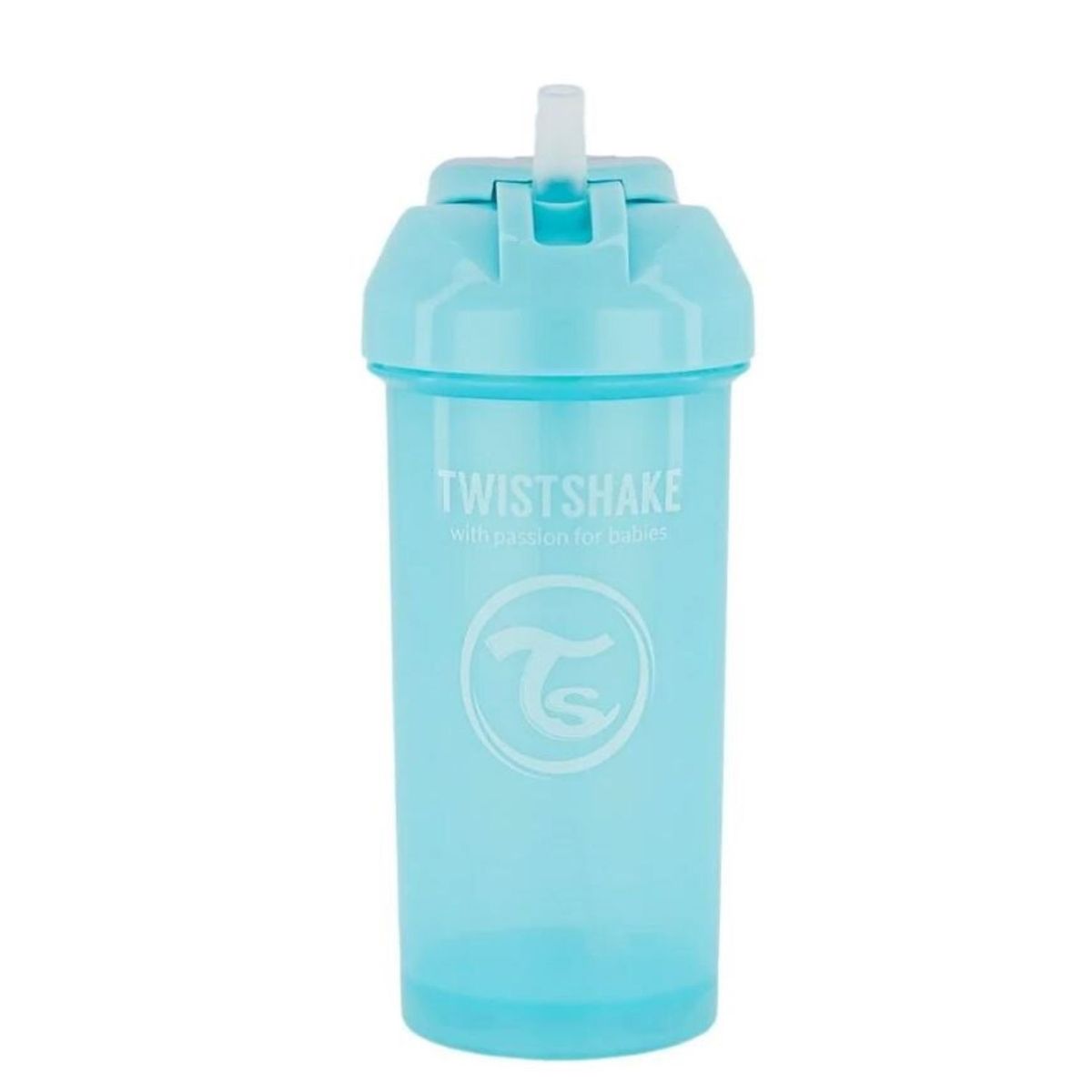 TWISTSHAKE - Vaso con Bombilla Azul 360 ml Twistshake Un