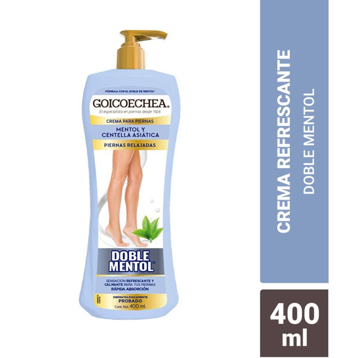 GOICOECHEA - Crema para Piernas Doble Mentol Goicoechea 400 ml