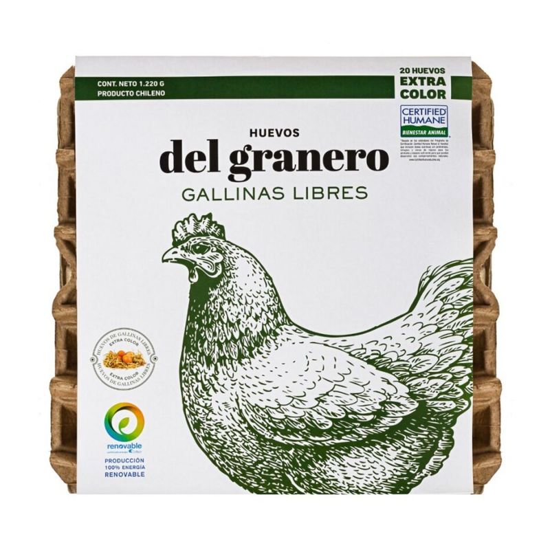  - HUEVO EXTRA COLOR GL DEL GRANERO 20 UND