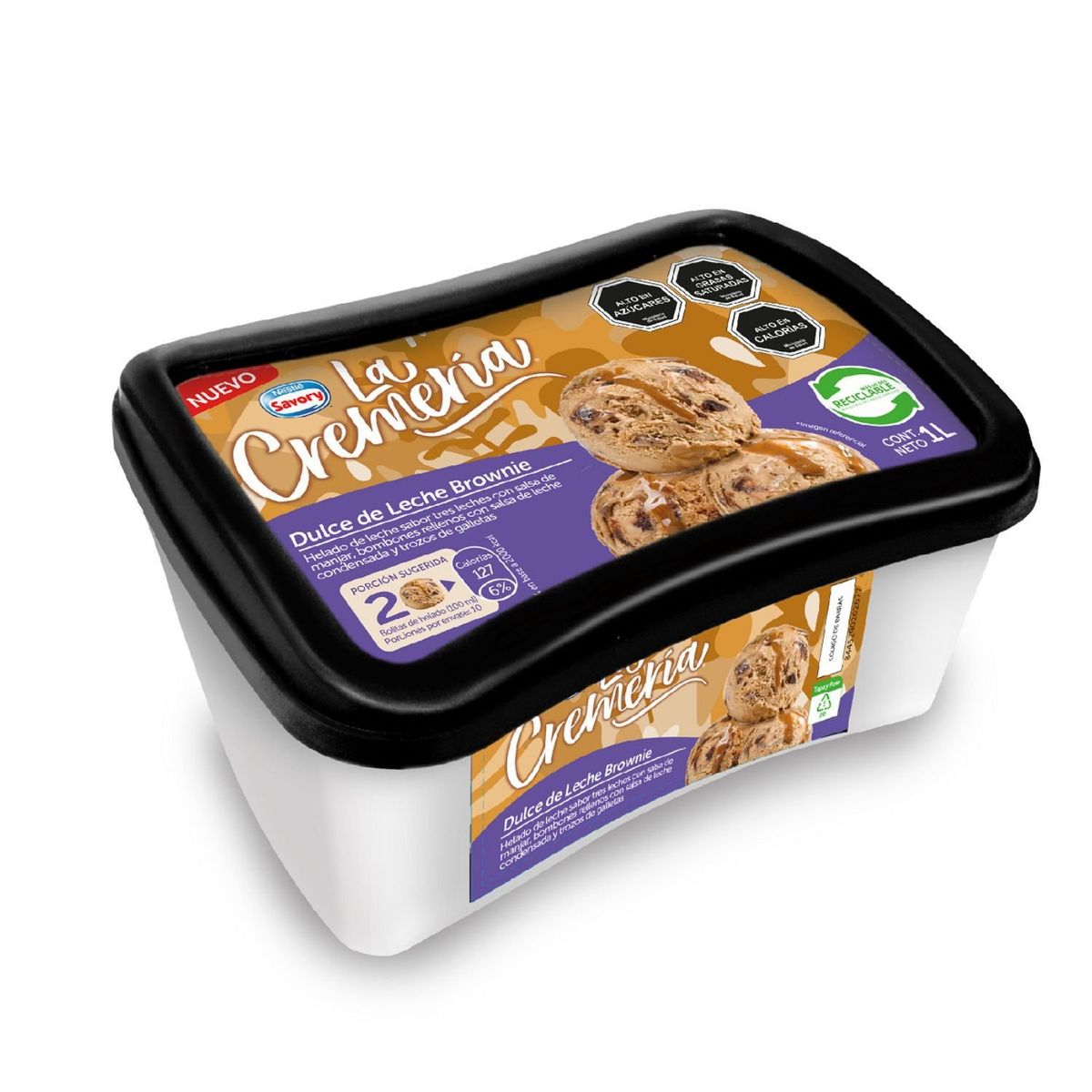 LA CREMERIA - HELADO DULCE DE LECHE LA CREMERIA 1 LT