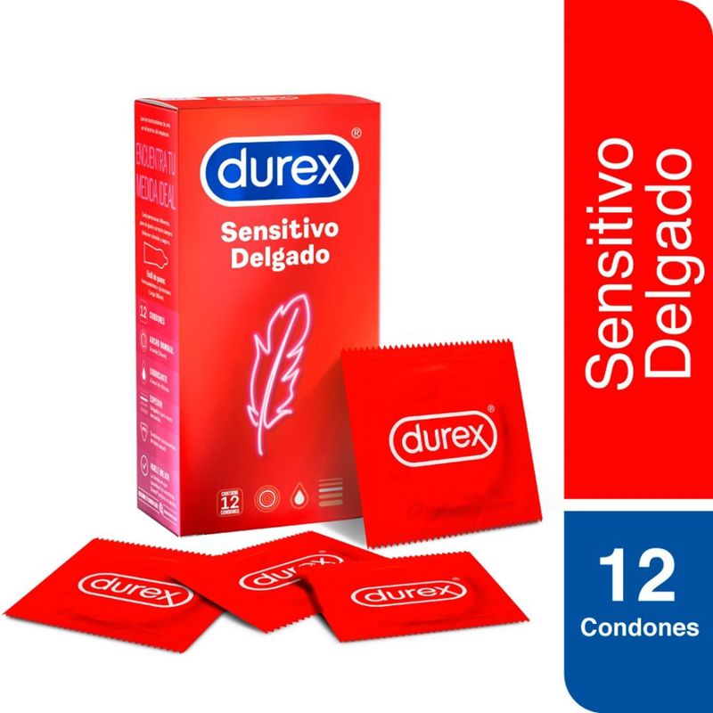 DUREX - PRESERVATIVO SENSITIVO DUREX 12 UN