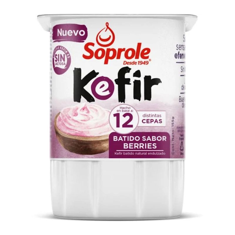 SOPROLE - Yoghurt Kefir Sabor Berries Soprole 155 g