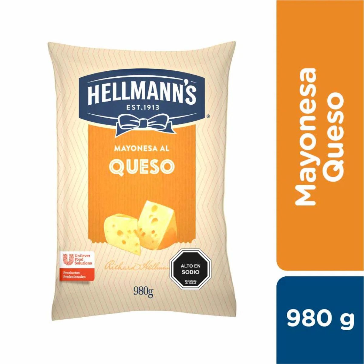 HELLMANN'S - Mayonesa Sabor Queso Hellmann's 980 g