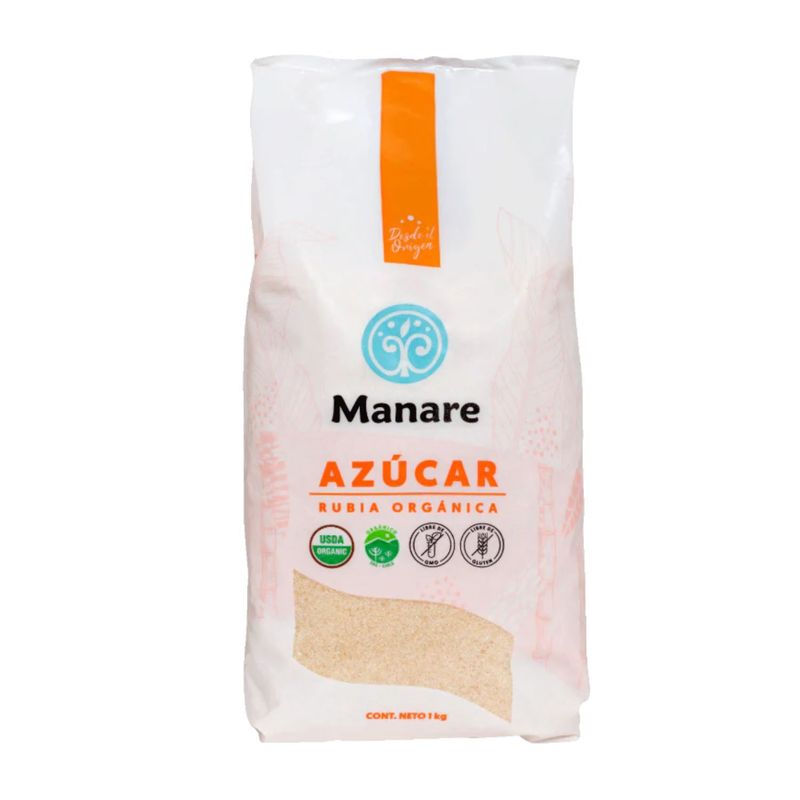 MANARE - Azúcar Rubia Orgánica Manare 1 kg