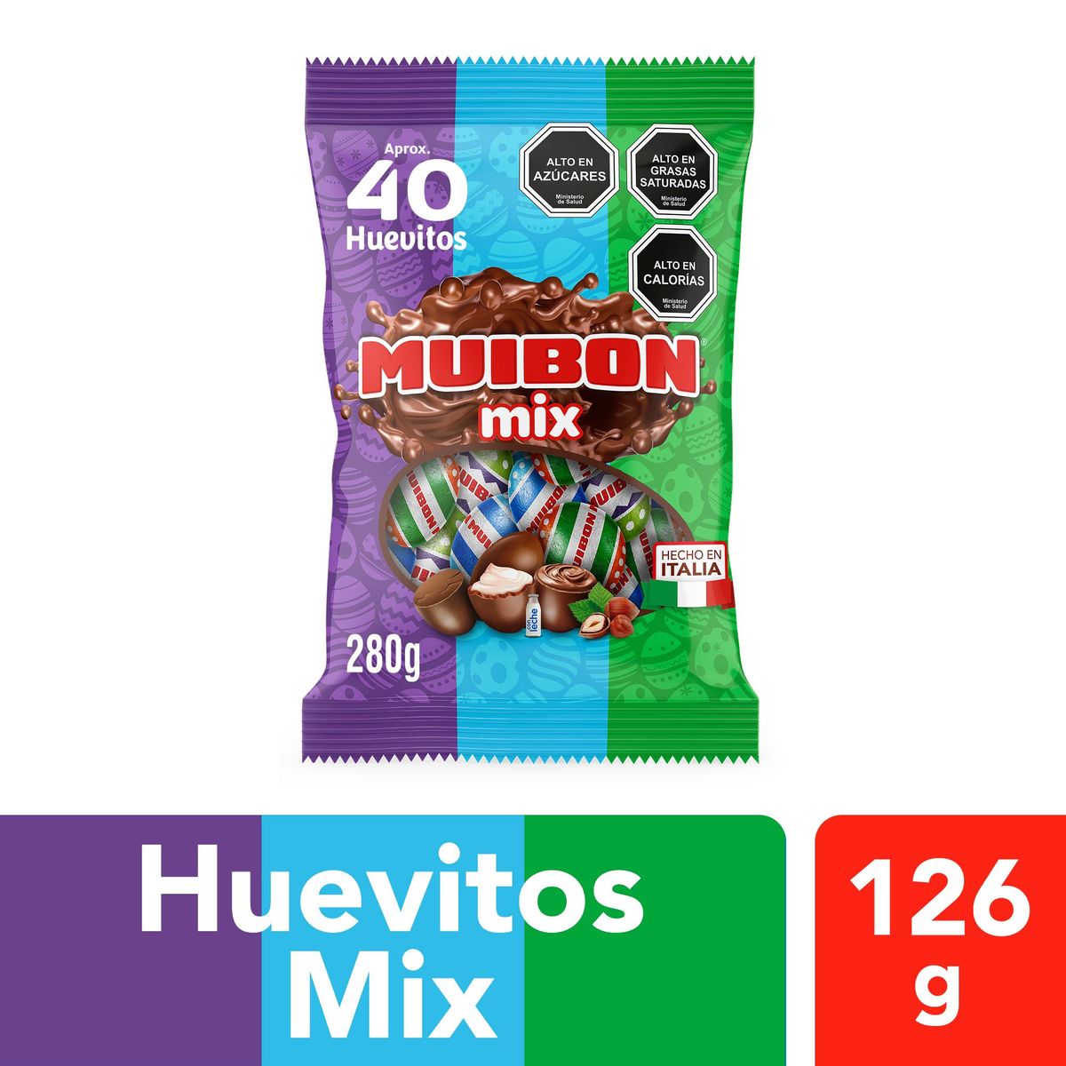 MUIBON - HUEVITO DE CHOCOLATE MIX MUIBON 280G UND