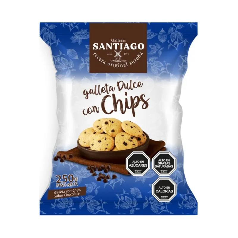 SANTIAGO - Galleta con Chips de Chocolate Santiago 250 g