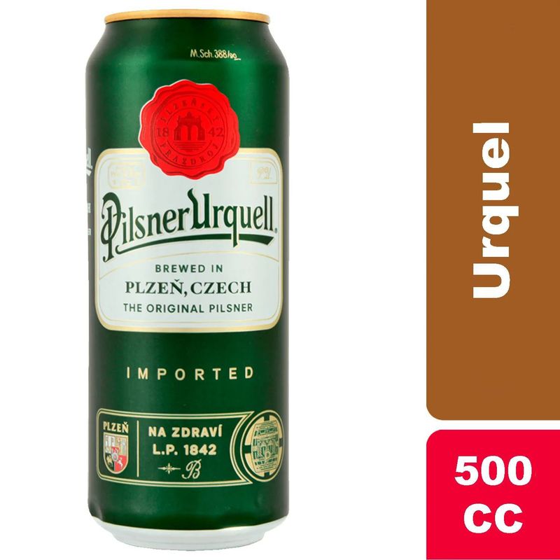 URQUEL - Cerveza Pilsner Urquel Lata 4.4° 500 cc