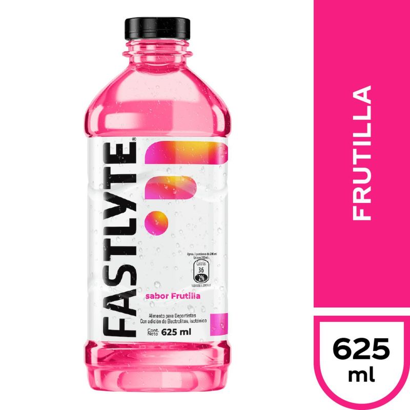FASTLYTE - Suero Sabor Frutilla Fastlyte 625 ml