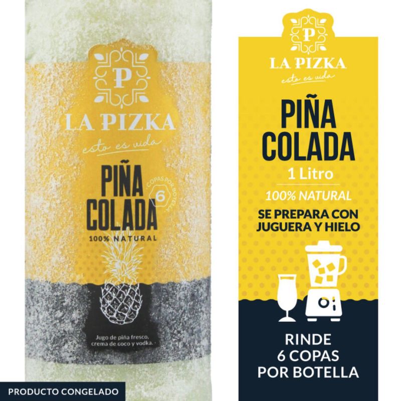 LA PIZKA - Cóctel Piña Colada La Pizka 10° 1000 cc