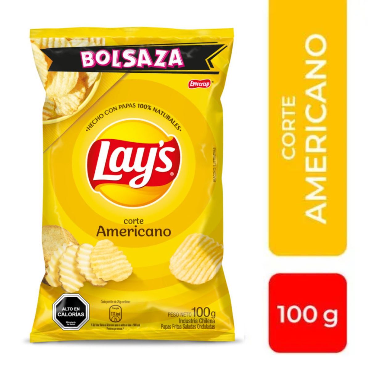 LAYS - PAPAS FRITAS AMERICANA LAYS 100G