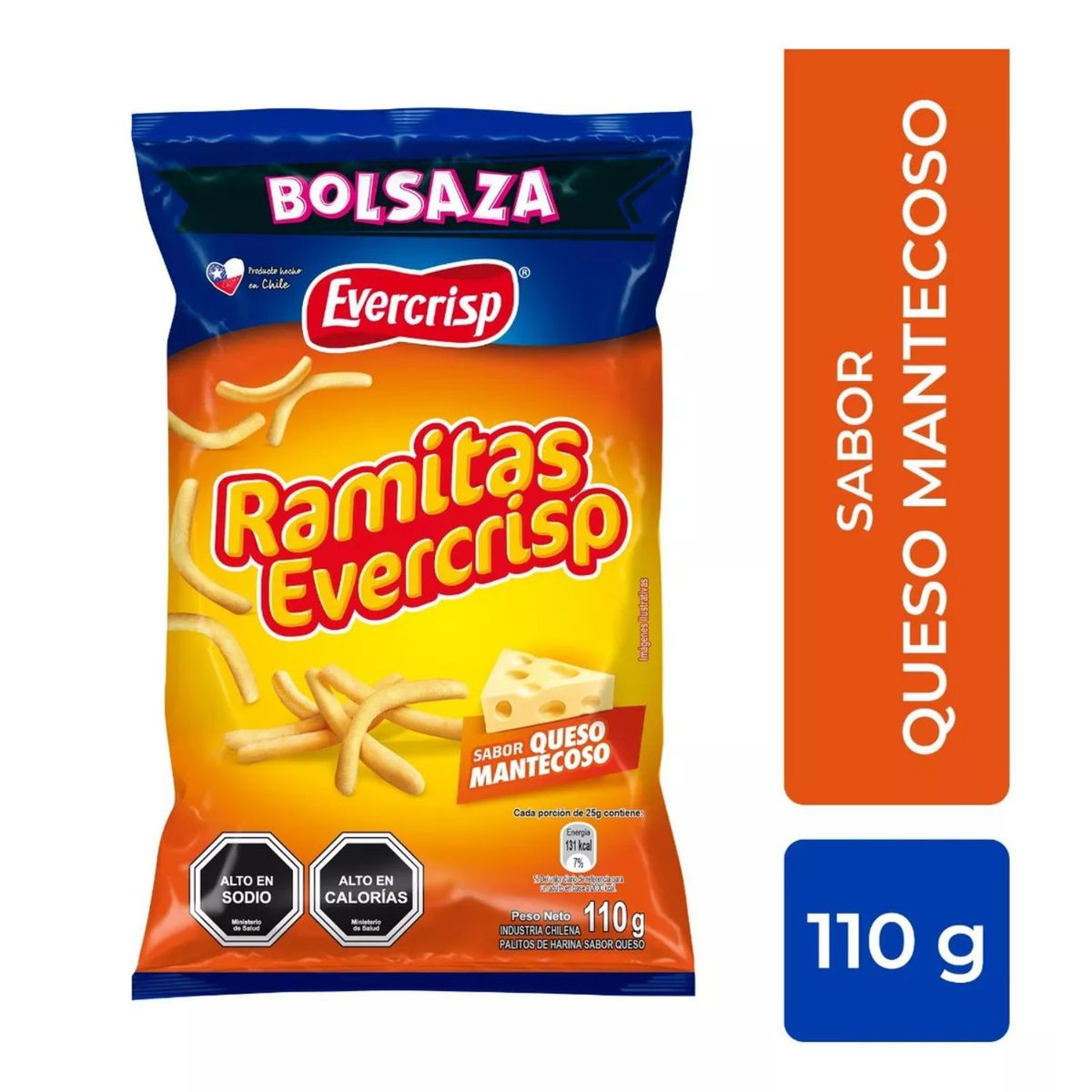 EVERCRISP - RAMITAS QUESO EVERCRISP 110G