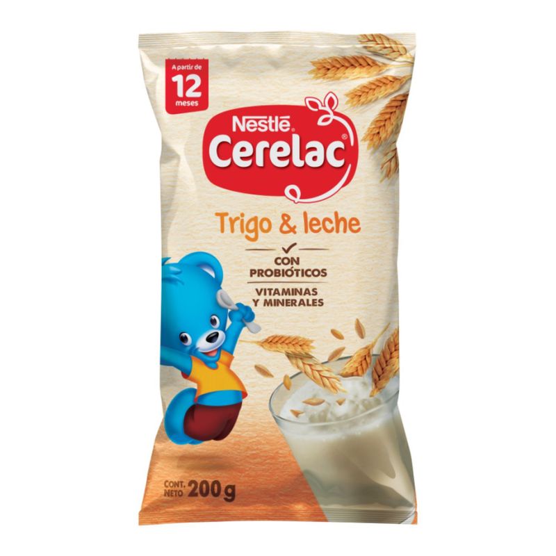 NESTLE - Cereal Infantil Cerelac Trigo y Leche Nestle 200 g