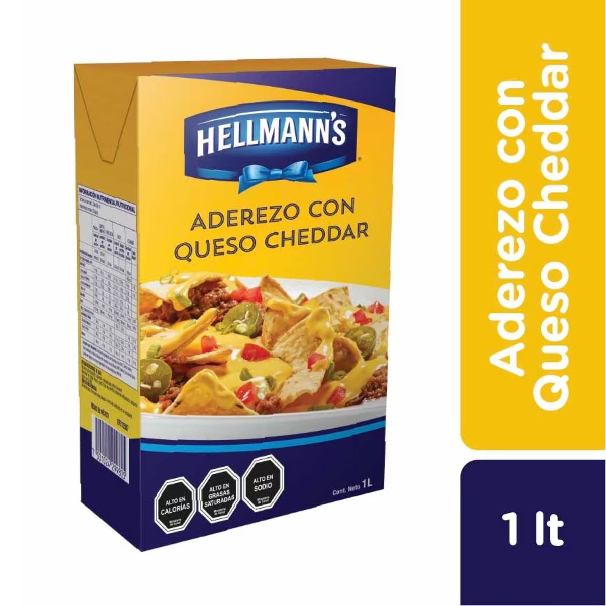 HELLMANN'S - Aderezo Queso Cheddar Hellmann's 1 L