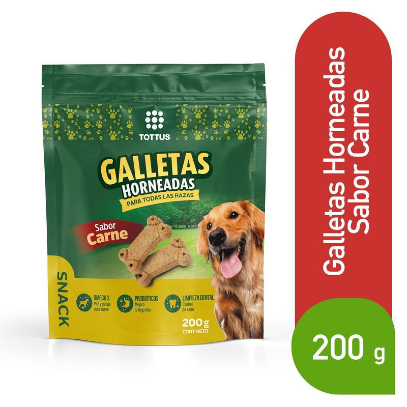 TOTTUS - Galletas para Perros Sabor Carne Tottus 200 g