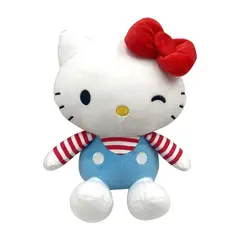 HELLO KITTY - Peluche 30Cm Azul/Rojo
