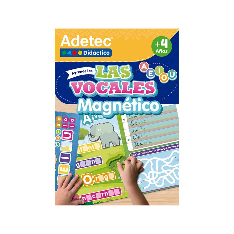 ADETEC - LAM. MAGN. INTERACTIVAS C/LAPIZ VOCALES