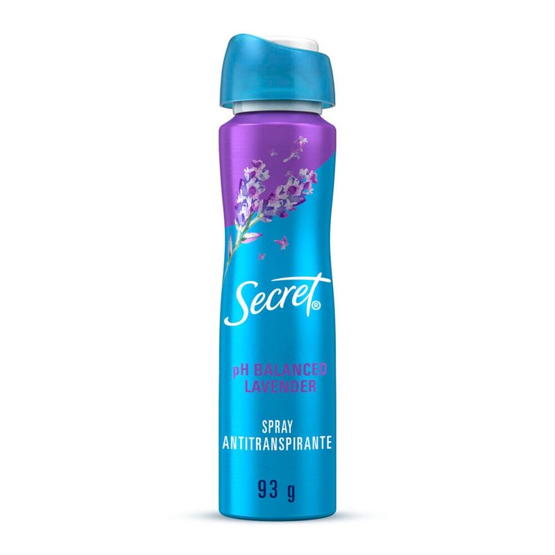 SECRET - Antitranspirante en Spray Aroma Lavanda Secret 93 g