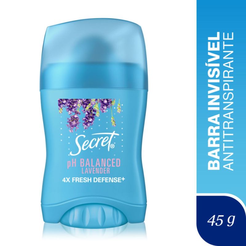 SECRET - Antitranspirante en Barra Aroma Lavanda Secret 45 g